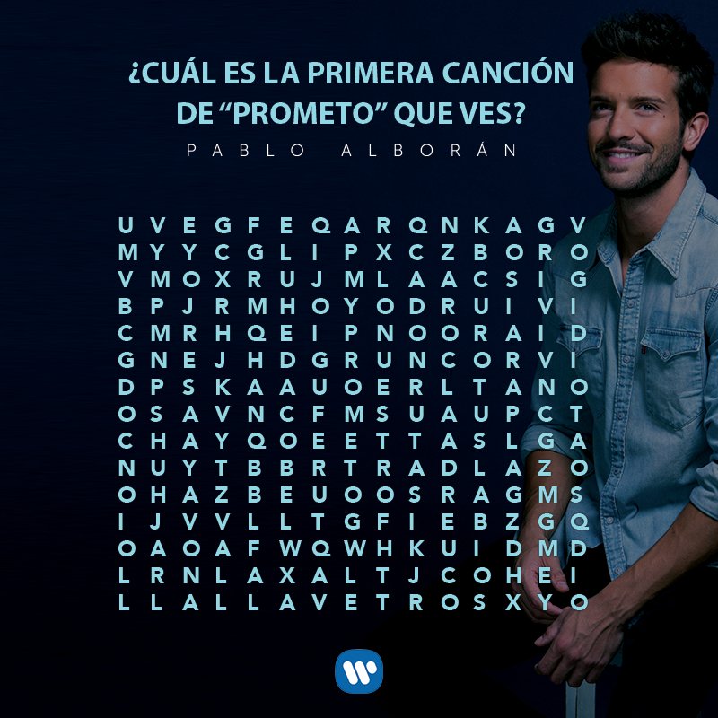 warnermusiclat's tweet photo. ... 👀 
#Prometo @pabloalboran https://t.co/t4yqAnkG7v
