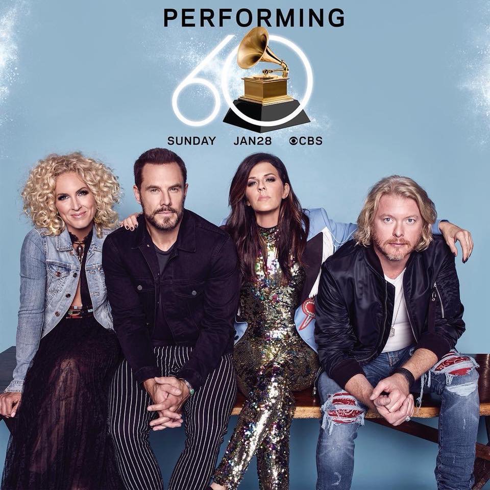 MyRadioDial's tweet photo. Excited to see @littlebigtown perform at the GRAMMYs! Congrats, guys!!! Doesn't get any bigger than this. 🏆 https://t.co/uQmJAheDSr