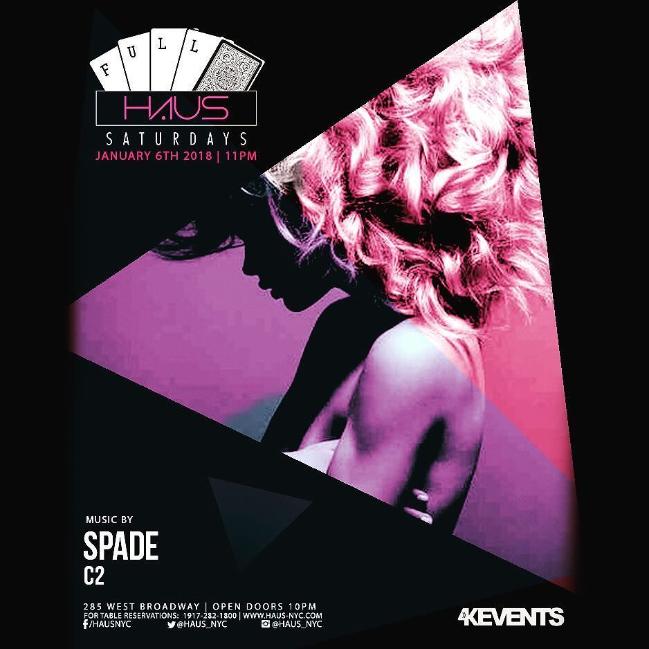 Full Haus Saturdays with @djspadenyc + @djc2 on the spins! #HausNYC #Haus #4kevents #bottleservice #nynightlife #nightlife #MadeinNY #Tribeca #saturdaynight #bottles #champagne #squad #squadup #tribeca #saturdaynight #squadgoals #soho  #goodtimes #goodvi… bit.ly/2CGTsTl
