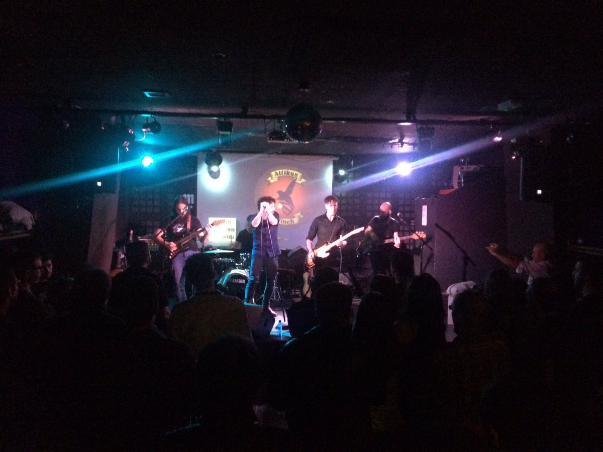 elkbdice's tweet photo. @AttikusRock en el escenario de la #final #guerradebandas #actual18 @ActualFestival @BiribayJazzClub #Musica https://t.co/mnz1wAvseL