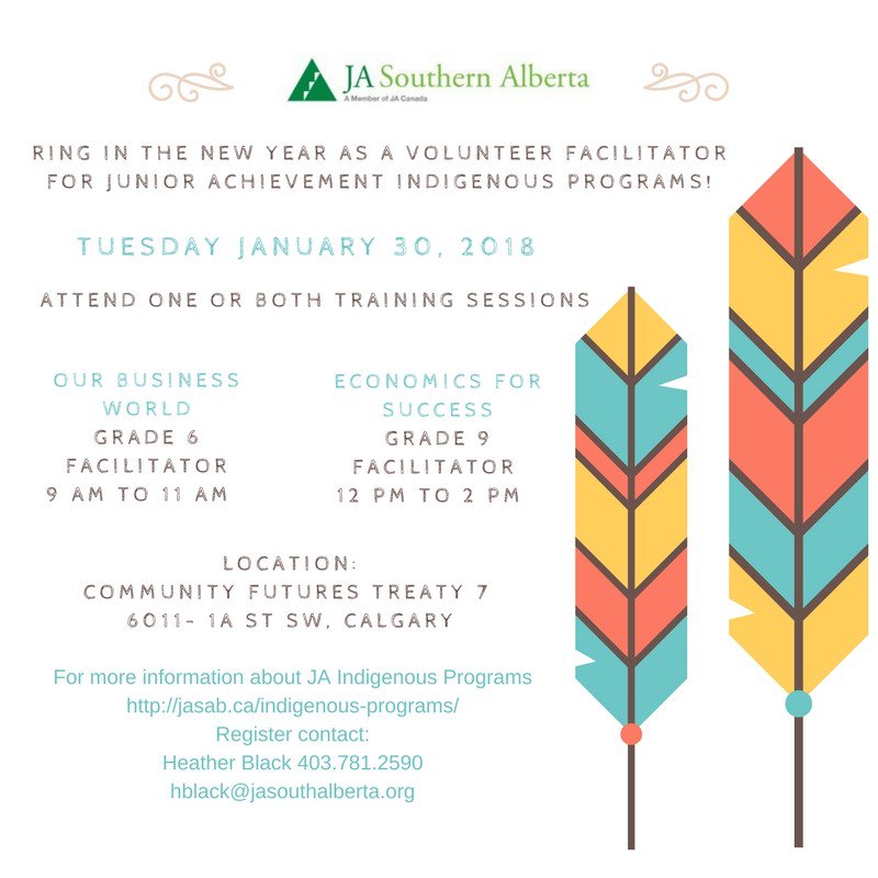 C8iveSpirit435's tweet photo. Become a volunteer facilitator and inspire Indigenous Youth across Southern Alberta?  Here is your chance to share your professionalism thru #FinancialLiteracy #workreadiness #Entrepreneurship
Register:  https://t.co/vABL4147pb … https://t.co/zq32d08qmc