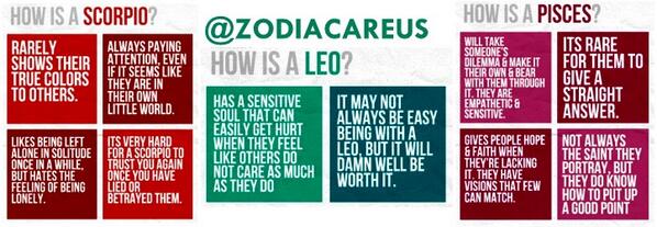 LeosWeAre's tweet photo. #SCORPIOAREUS #LEOWEARE #PISCESAREUS #ZODIACAREUS
-----> Follow @Iammysign https://t.co/hLHwDRqv57