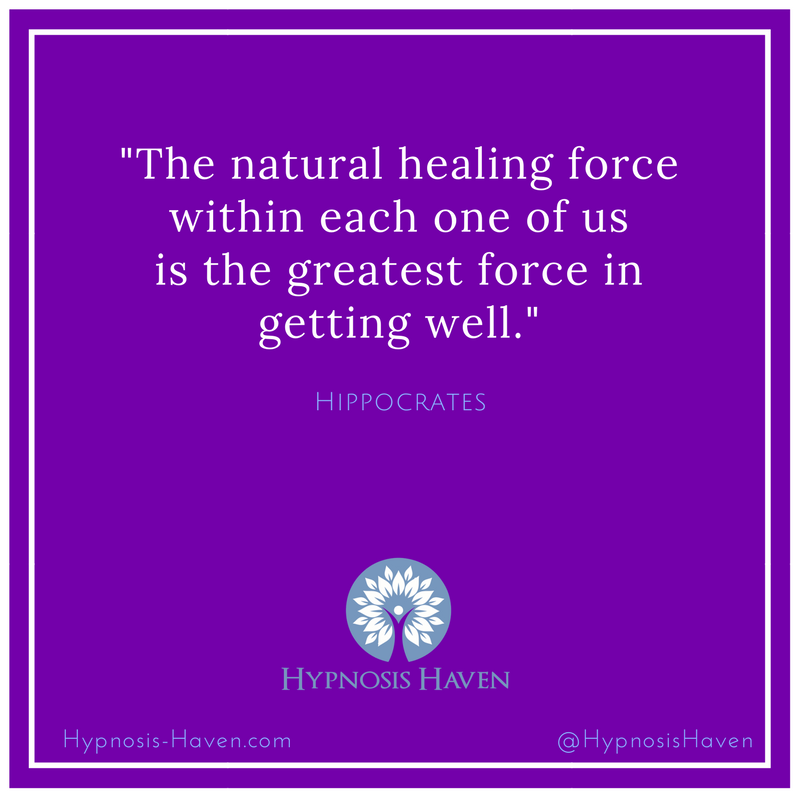 HypnosisHaven's tweet photo. "The natural healing force within each one of us is the greatest force in getting well." #Hippocrates 
Find out how #Hypnosis can help you connect with the healing force that is #within you. With #GuidedImagery and #Hypnotherapy, it is possible.
#wellness #MindBody #meditation https://t.co/Cn7t0dNBBs