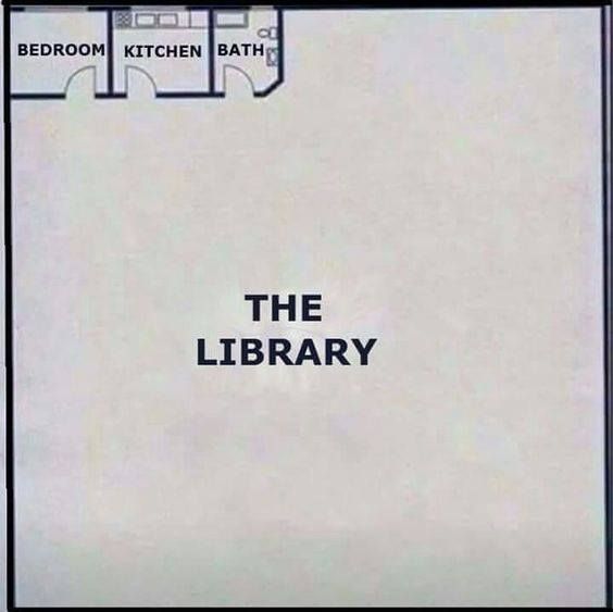 thelaceylondon's tweet photo. When a bookworm designs a house...

😂😂😂

#amwriting #amreading https://t.co/cYbUwwCiIA