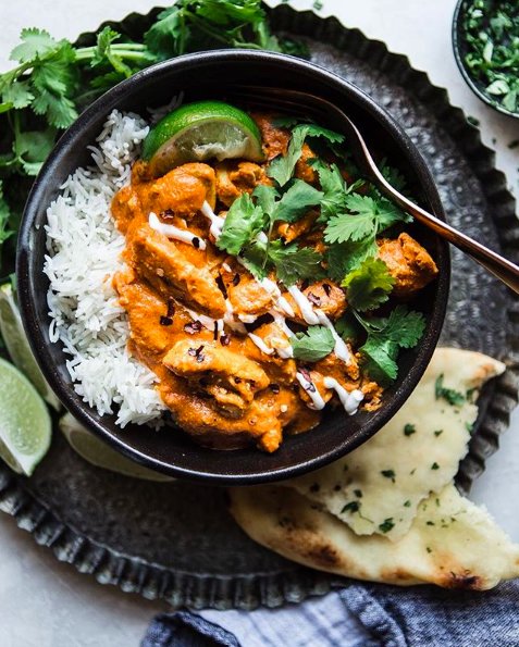 Looking for healthier recipes now that we are post holidays? This Butter Chicken by <a href="/TheModernProper/">The Modern Proper</a> uses <a href="/BrummelAndBrown/">Brummel & Brown</a> Organic Spread in place of butter for a lighter version! #Recipe here: thefeedfeed.com/themodernprope… #feedfeed #brummelandbrown #ad
