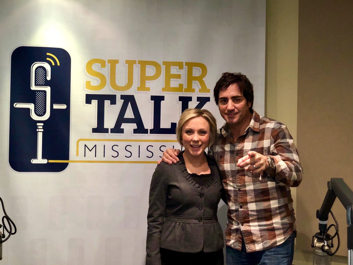 RebeccaTurnerRD's tweet photo. Never know who will pop into the Good Things studio at @supertalk — Welcome to the family @steveazar - be sure to tune into a #Mississippi Minute tomorrow before #GoodThingsMS https://t.co/uLGKQNDJzy