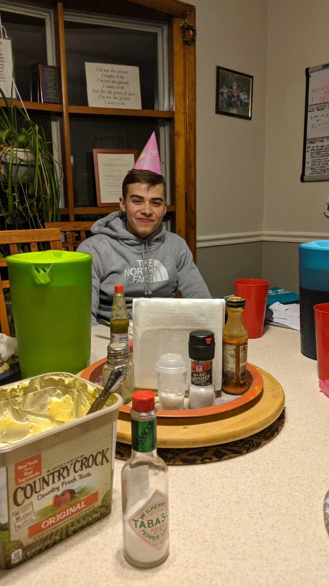 NicksPlace00's tweet photo. #theguys celebrated Mark's 23rd birthday in style! #wedorecover #recoveryhome https://t.co/UzrOZb9S1D