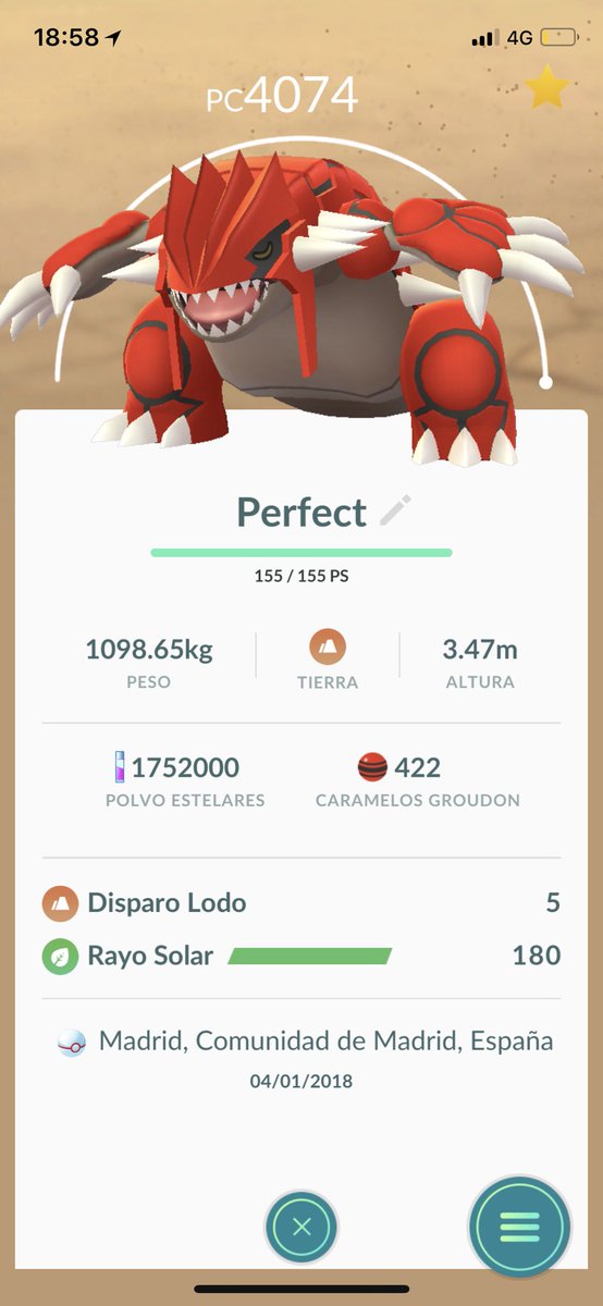 reconquistago's tweet photo. Groudon 100 🤠 https://t.co/8WFKbJQCGR