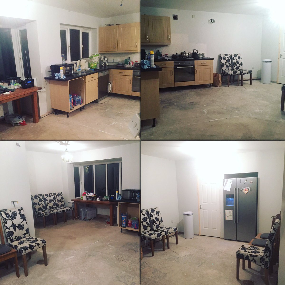Rbown87's tweet photo. #HomeImprovements make me happy even when I'm sad #oldkitchen #newkitchen almost finished 😁 https://t.co/zFJfeWoQtX