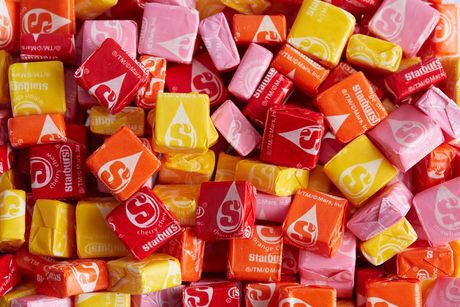 Jelly tots, skittles, and starburst are all vegan! 