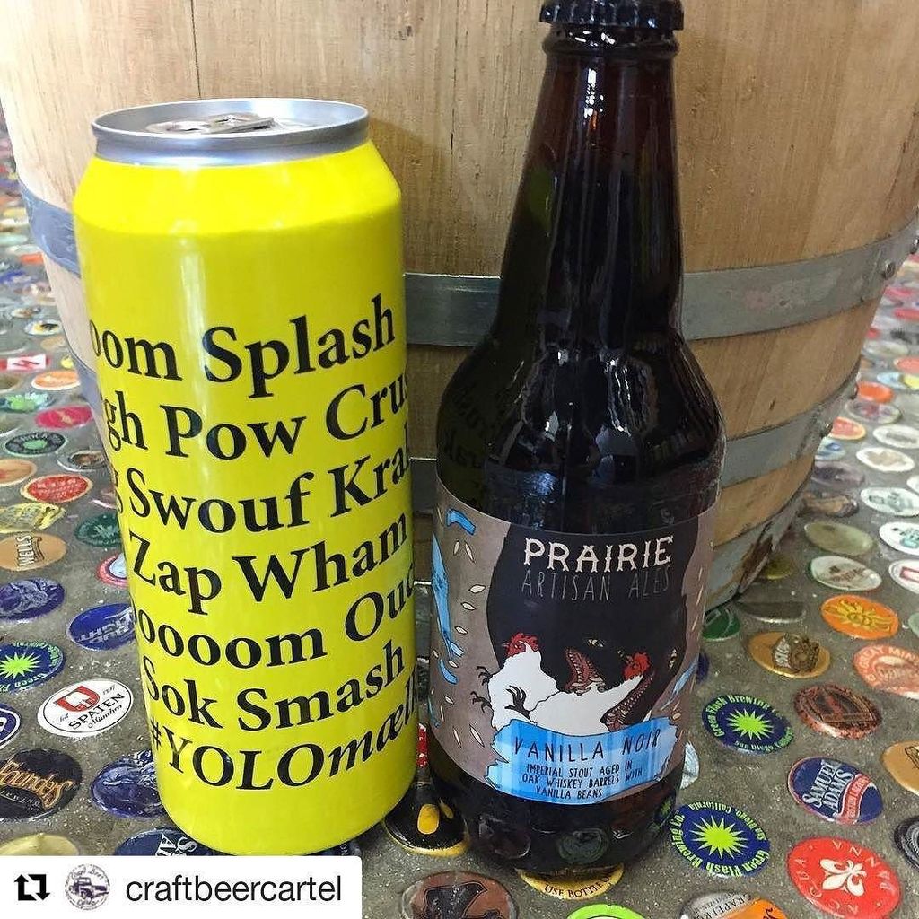 BeerMando's tweet photo. #Repost @craftbeercartel
・・・
Looking for something to help keep you warm through the cold front? The beer gods @prairieales and @toolbeer have graced us with Vanilla Noir and #Yolomælk. Come get them while we've got 'em! #craftbeercartel #craftbeer #beerfamous #beer #fortlau… https://t.co/Z0i920sOLy