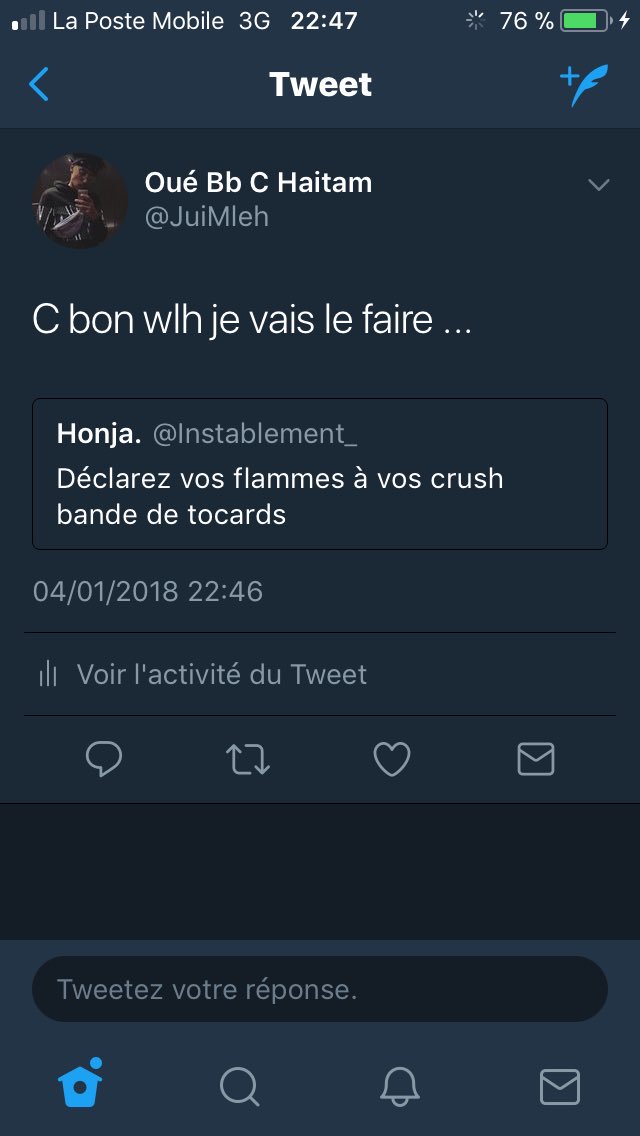 JuiMleh's tweet photo. Bonne nuit tt le monde https://t.co/3wEPrvhDOn