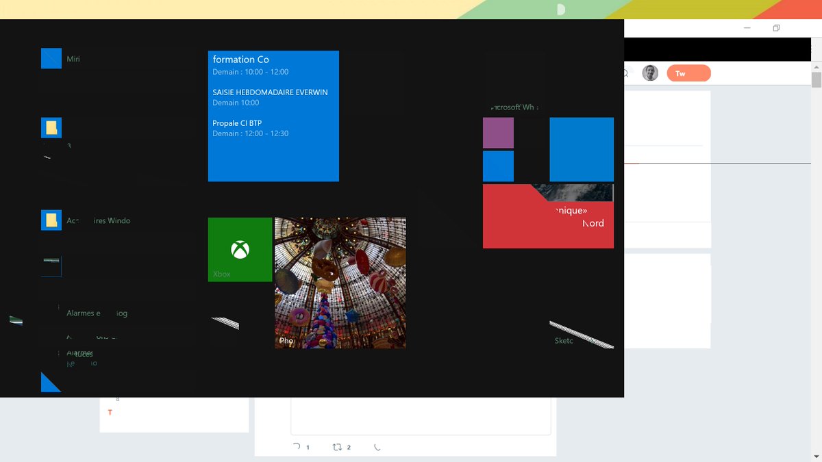 My #WindowsIniderPreview is completely crazy ! What happened ?! <a href="/donasarkar/">Dona Sarkar</a> <a href="/brandonleblanc/">Brandon LeBlanc</a>  Everything is blinking when the mouse is moving... #windows10 #w#x1carbon  #thinkpad #inte
