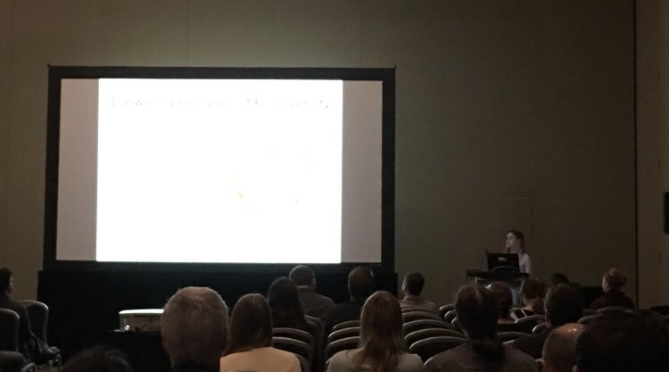<a href="/MunozLabVT/">Muñoz Lab</a> hitting it hard the first day of #SICB2018!
Highlights:
Scale matters when addressing ecological and evolutionary questions!
Microhabitat and behavior impact phenotypic variation!
Mechanically sensitive traits evolve faster across multiple lineages!