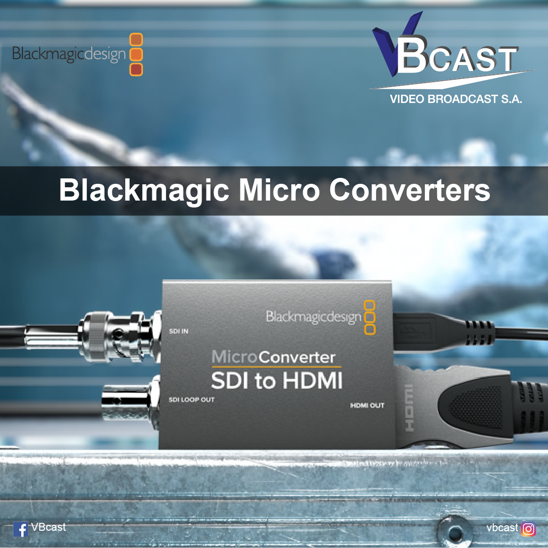 VBcast1's tweet photo. Blackmagic presenta sus nuevos Micro Converters. La versión Micro Converter HDMI a SDI se encuentra disponible a un precio de USD 46 más IGV, mientras que su contraparte la versión SDI a HDMI puedes adquirirla a USD 50 más IGV.
https://t.co/8eP51WTumG
#VBcast #Blackmagic https://t.co/0aQ6U4DRXG