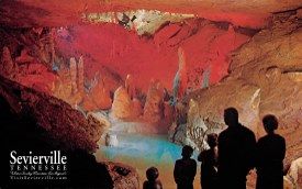 SevierFun's tweet photo. Have you visited the #ForbiddenCaverns before? You'll be amazed by the sparkling formations, towering natural chimneys, grottos and a crystal clear stream. #Sevierville #Spring #Fun https://t.co/FPAO8196UU