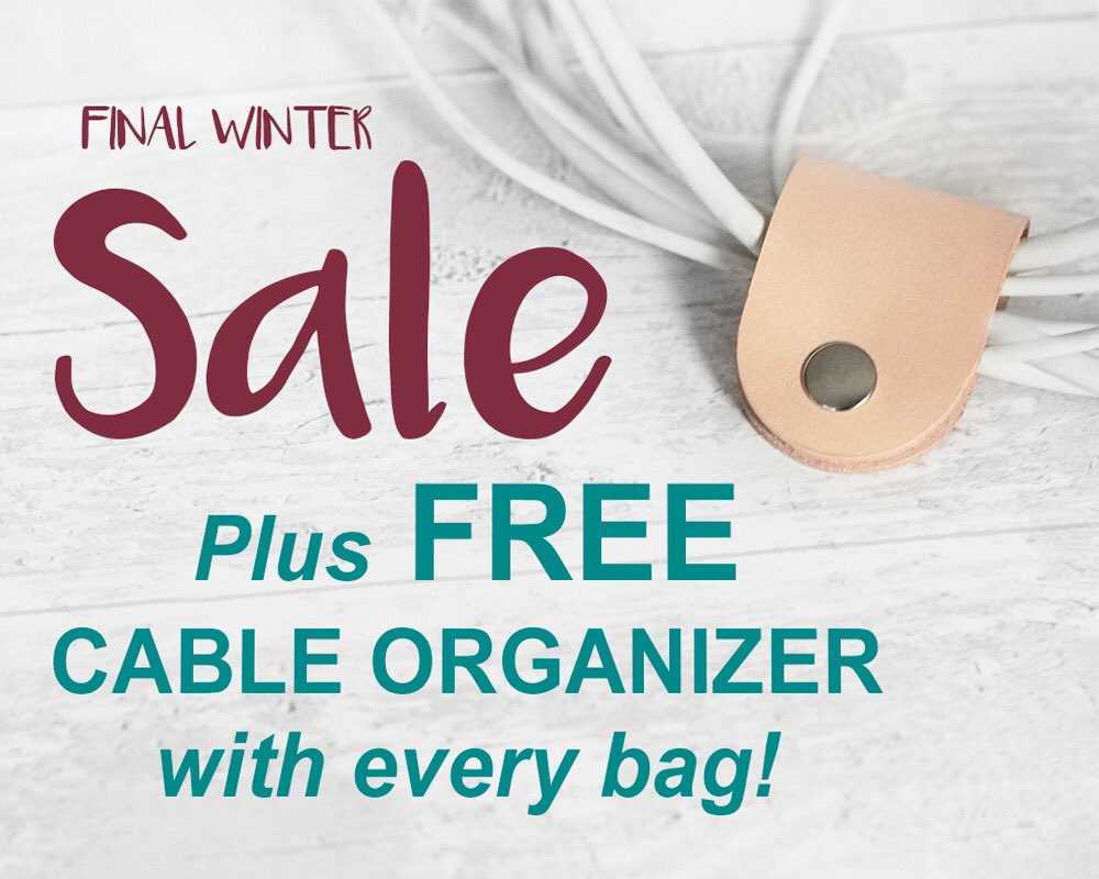 Wild_M_Mallow's tweet photo. Final winter #SALE plus #FREE cable organiser with every bag! #gift https://t.co/mbaEHdoJCU https://t.co/Zxa0eGJ2sL