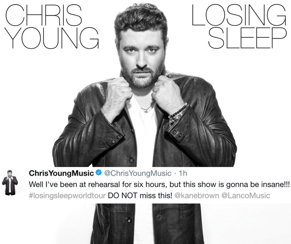 TCountrySource's tweet photo. We're ready @chrisyoungmusic @kaneBrown @lancomusic 👊
#ChrisYoung #KaneBrown #LancoMusic #LosingSleepWorldTour https://t.co/drkGcnsKuH