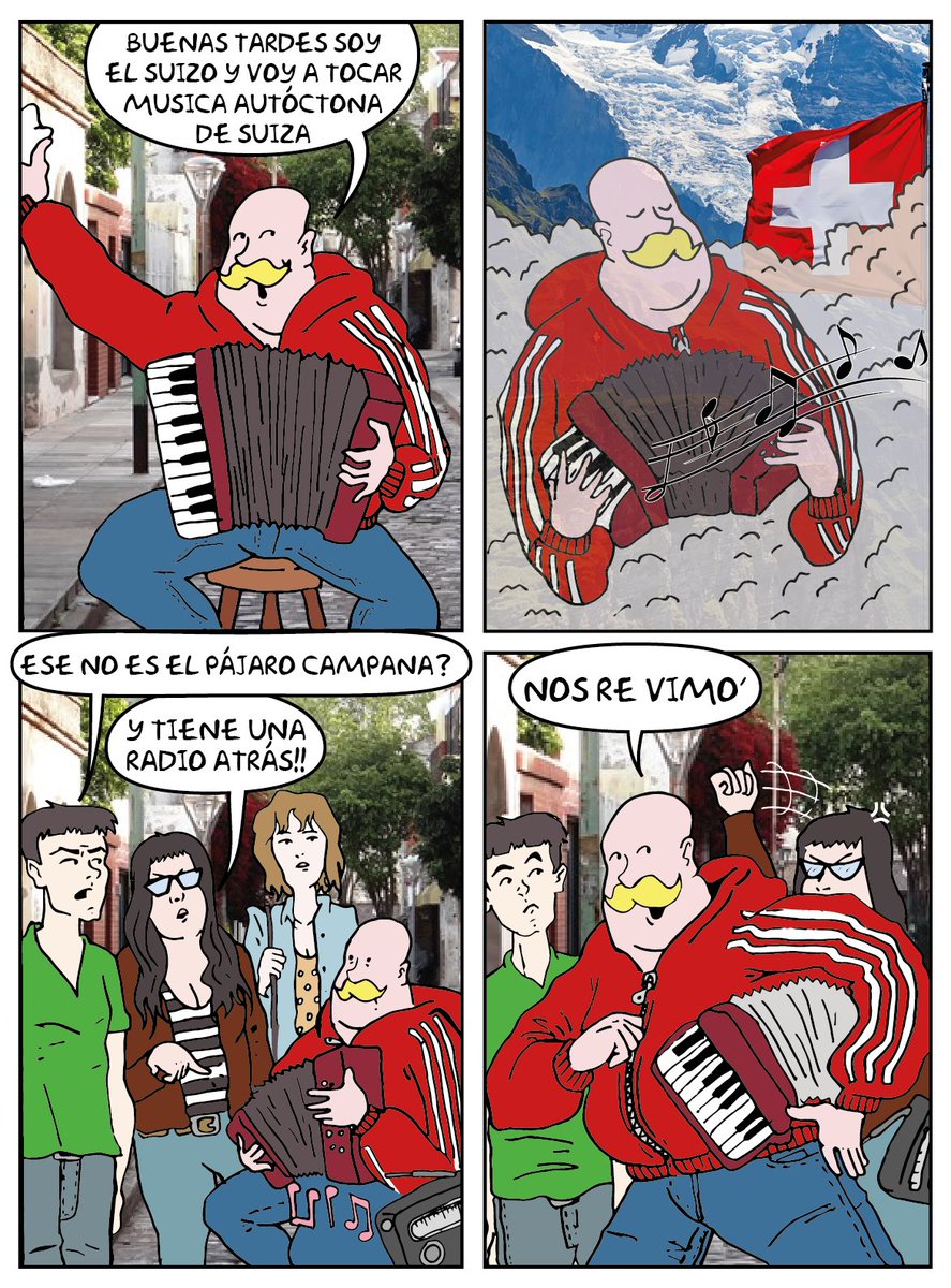 elsuizook's tweet photo. #comic #elsuizo #musica #suiza #chamame https://t.co/AhzpzZrp6M