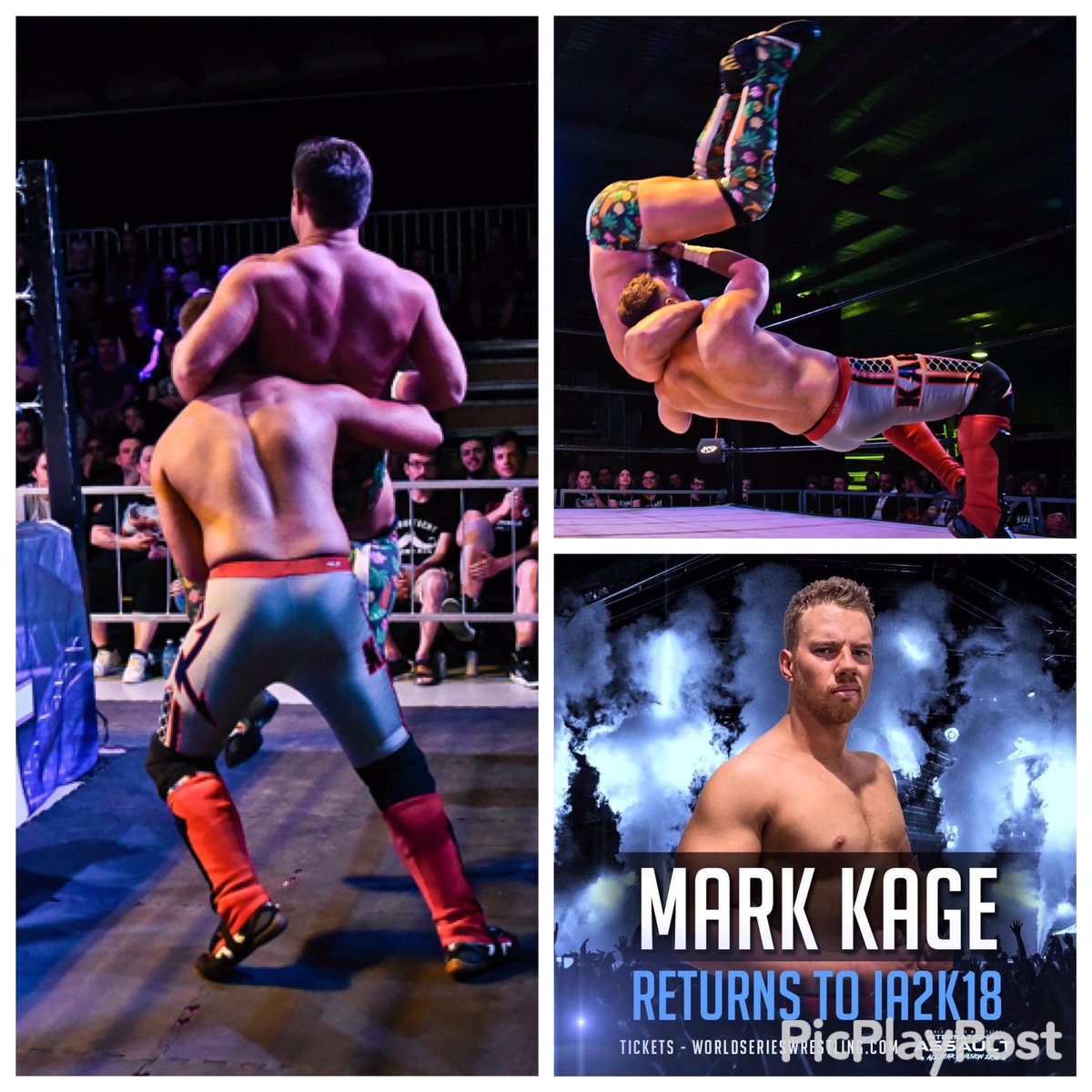WSWWrestlingAUS's tweet photo. After having his hands full with Joey Ryan at IA2K17, Mark KAGE, returns to World Series Wrestling International Assault 2K18 in Melbourne looking make an impact! https://t.co/NIV8AypmYg