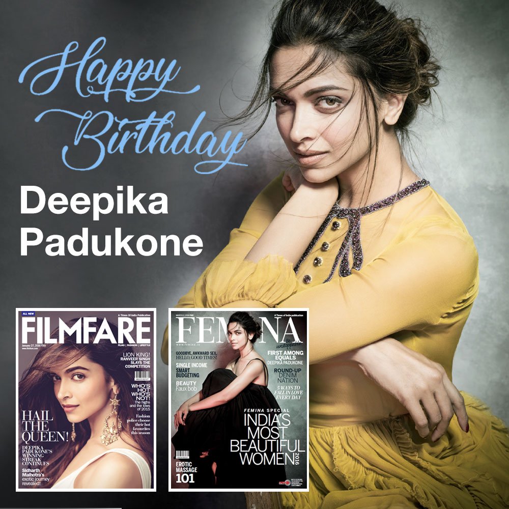 JioMags wishes Deepika Padukone a very happy birthday    