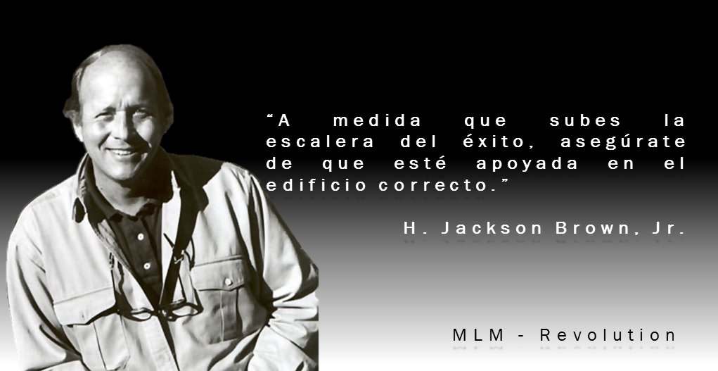 CesarJeffersonG's tweet photo. “A medida que subes la escalera del éxito, asegúrate de que este apoyada en el edificio correcto.”-H. Jackson Brown, Jr.
"As you climb the ladder of success, make sure it's leaning on the right building." - H. Jackson Brown, Jr.
#MLMRevolution https://t.co/8VBenZ1miA