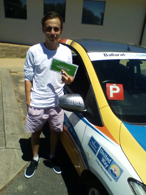 Congratulations Michael. Our second learner to get his Probationary Licence this week. A great start to the new year.  Happy and safe driving.
#l2p #l2pballarat