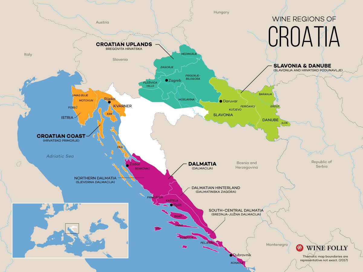 Wine Folly on Twitter: "Learn all about #Croatia’s most important wines