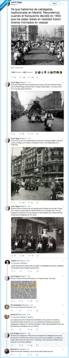 vistoenlasredes's tweet photo. Las cabalgatas de Reyes con Franco eran muy surrealistas, por @Gago1F https://t.co/tgPJ6FHqrn https://t.co/o6U193Jt0k
