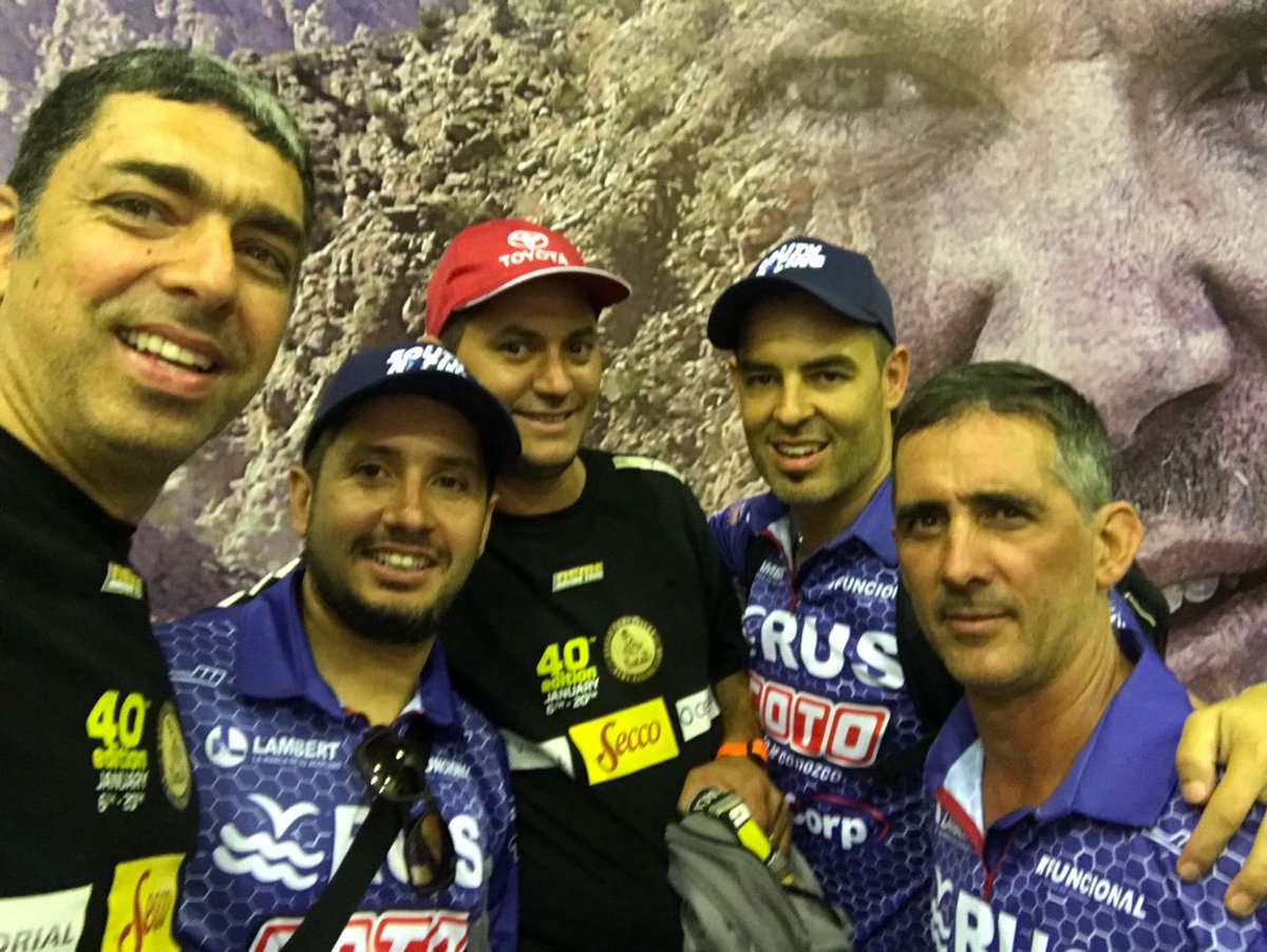 En la previa del #Dakar2018 con algunos de los tantos representantes del <a href="/CANavegacion/">SARR 2024</a>