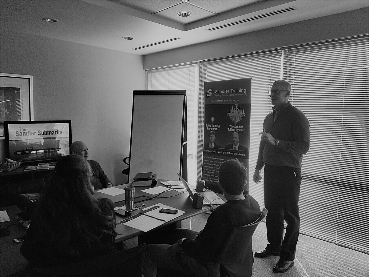 pgialenios's tweet photo. A great day as we start our new Sandler Foundations to Mastery Training Class with an exciting group of very engaged students.
Learn more.... https://t.co/19bZ6p98J9
#whypeoplebuy #acceleratesales #prospecting https://t.co/DDRnRIg5Tq