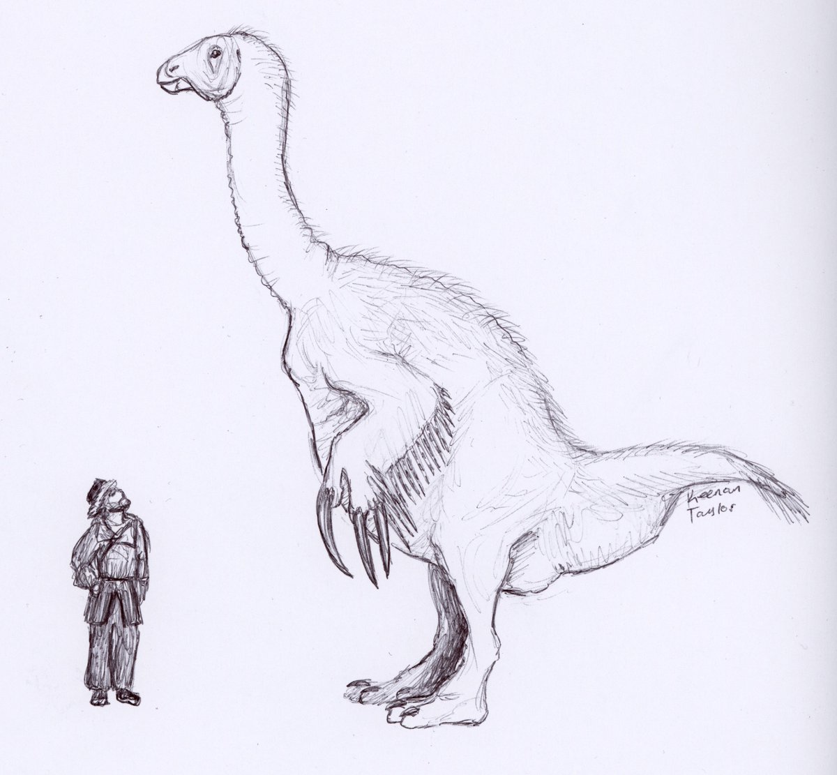 Теризинозавр палеоарт