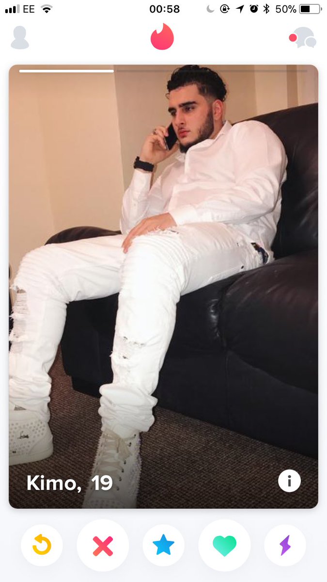 georgiaxskye's tweet photo. why does this guy’s tinder profile look like a storyboard for someone receiving bad news in a phonecall https://t.co/CMEZNddcj9