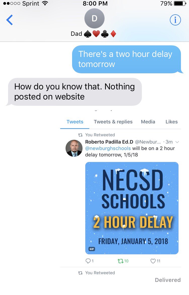 NinaSchutzman's tweet photo. The best part of my job is being able to give my family all the latest scoops @JournalistsLike #pjsnow https://t.co/5B3FqNegHH