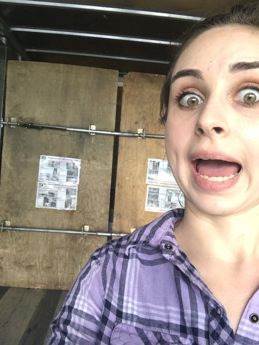 BellaCupps's tweet photo. I just packed my entire life into this truck and it’s shipping out tonight. I don’t even know how to feel. My room is empty. Is this even real? https://t.co/YvjjQt2Q4x