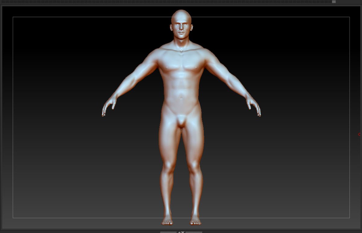 nuriadise's tweet photo. Realistic human body #3DModeling #ZBrush #learning3Dmodeling #3dart https://t.co/oEqvk0dVyA