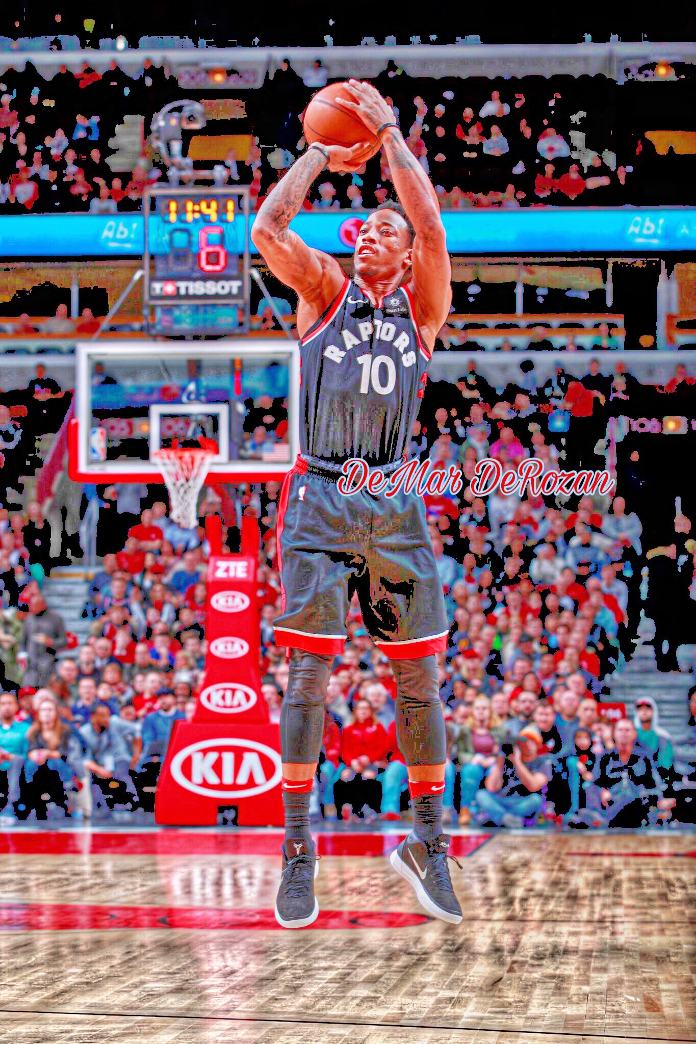 1/1】 NBA DEMAR DEROZAN デマー・デローザン 直筆サイン 【公式通販】