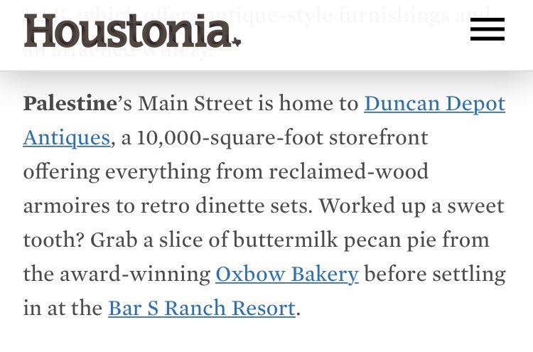 OxbowPies's tweet photo. Thanks for including us, @HoustoniaMag..#oxbowpies https://t.co/8C9XmQhHNY