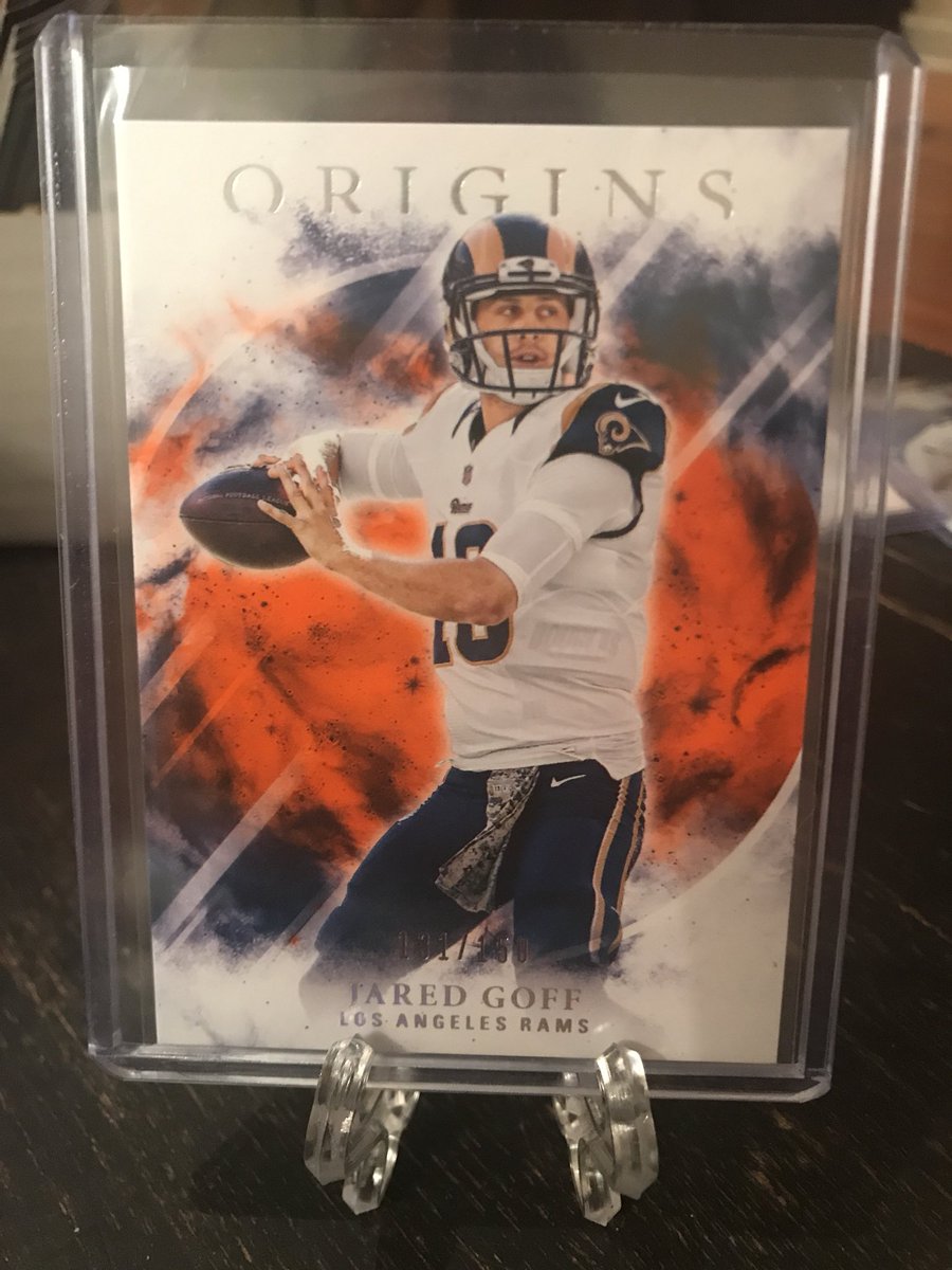cheapcardsales's tweet image. Jared Goff origins /150.  $2
#cheapCards #ccsRams
