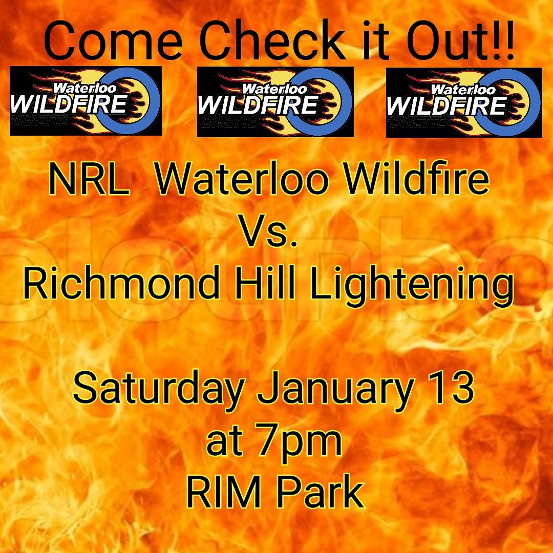 WRARingette's tweet photo. During our Winterfest tournament our NRL team will be taking on Richmond Hill.
Don't Miss It
Saturday January 13, 7pm at RIM Park https://t.co/CkM7xsgoOS