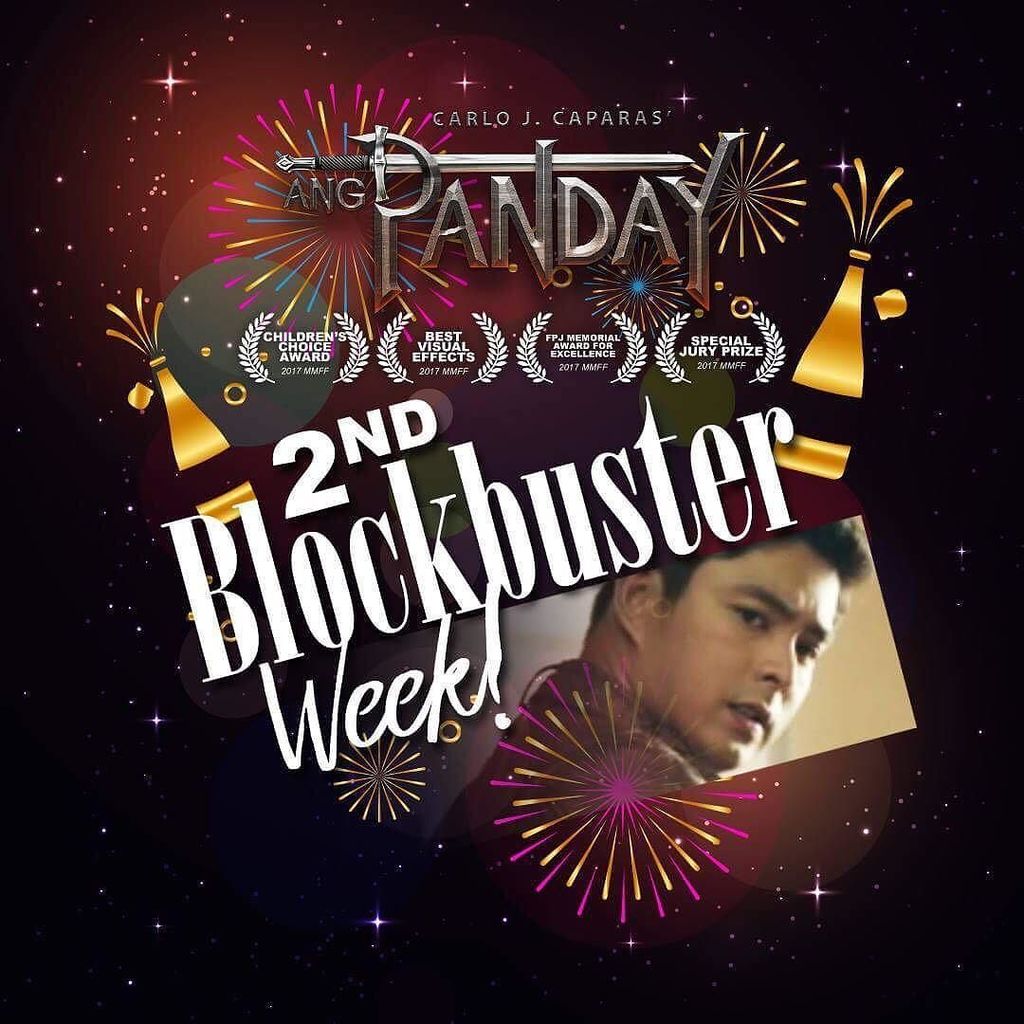 StarCinema's tweet photo. Hindi pa tapos ang pagbibigay niya ng masaya at astig na araw! Sugod na sa sinehan at manood ng #AngPanday2017 π‘ #AngPandayMMFF #AngPanday2ndBlockbusterWeek https://t.co/uqd6CJJ5WA
