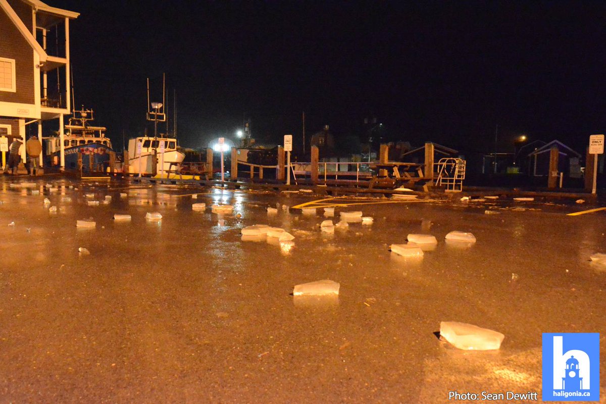 Part of Shore Rd in the Passage is closed due to flooding and debris being washed to shore, including boulders.   Down by the moose is also closed.