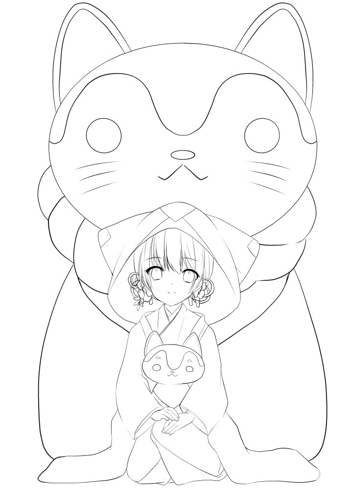 間に合わなかったけど描いていたやつー。 