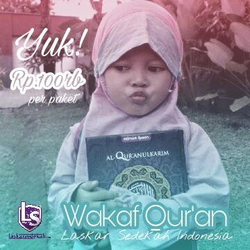 Jumat berkah..
Yuk ikutan donasi Wakaf alquran..