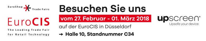 bedifol's tweet photo. Bedifol stellt erstmals auf der EuroCIS aus. Die Internationale Fachmesse für Informationstechnologie &amp; Sicherheit im Handel findet vom 27.2. - 1.3.2018 in Düsseldorf statt.

Wir freuen uns darauf Kunden und Interessenten zu treffen und unsere Marke upscreen® zu präsentieren. https://t.co/nwVon52hPD