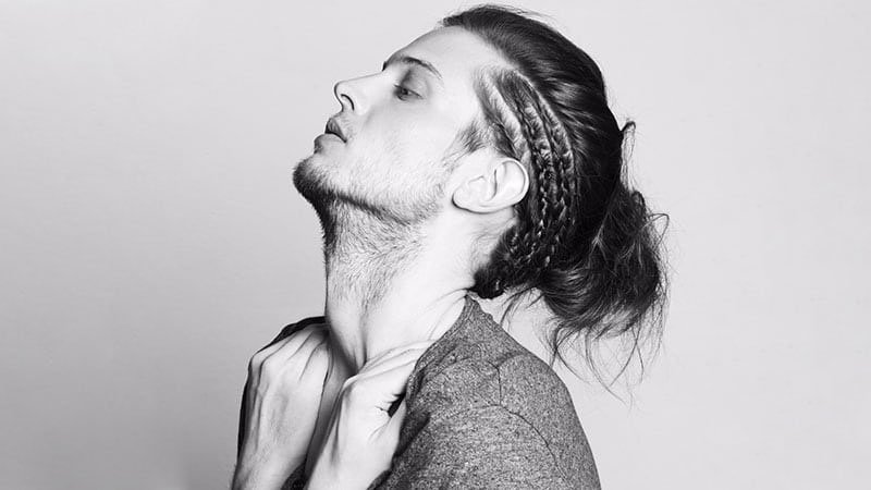 Thetrendspotter On Twitter 10 Masculine Man Bun Braid Hairstyles