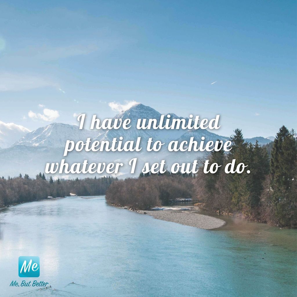 MeButBetterApp's tweet photo. I have unlimited potential to achieve whatever I set out to do. #affirmations #quotestoliveby #quoteoftheday #motivationquotes #motivationalquote #inspirationalquotes #aspiration #inspiration #wisewords #successquotes #motivational #inspirational #lifecoach #mentor #entrepre… https://t.co/AyZamH1xXi