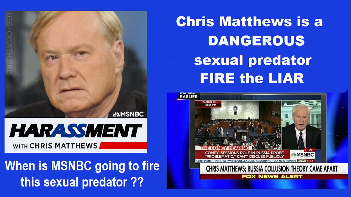 New week, Chris Matthews still not suspended by MSNBC for Pill Cosby-Clinton crack