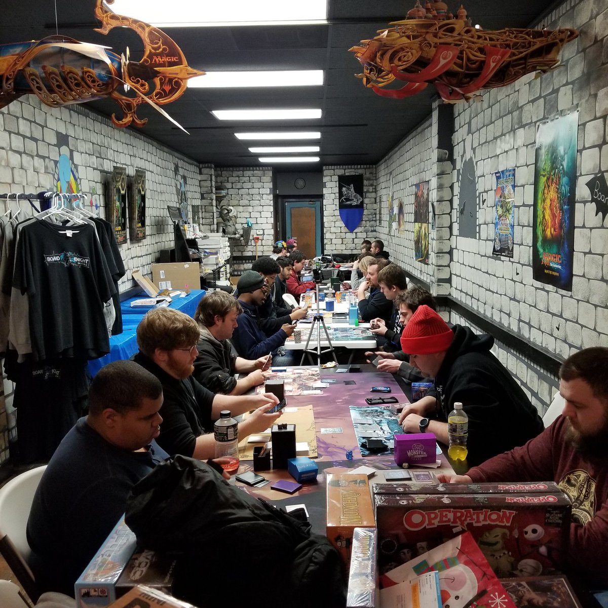 KrysCallarman's tweet photo. These @BoardKnight gamers are keeping me up past my bedtime! Had a great @YuGiOh_TCG and @PathfinderRPG turn out! #flgs #decaturil #latenight https://t.co/K1eygu32cr