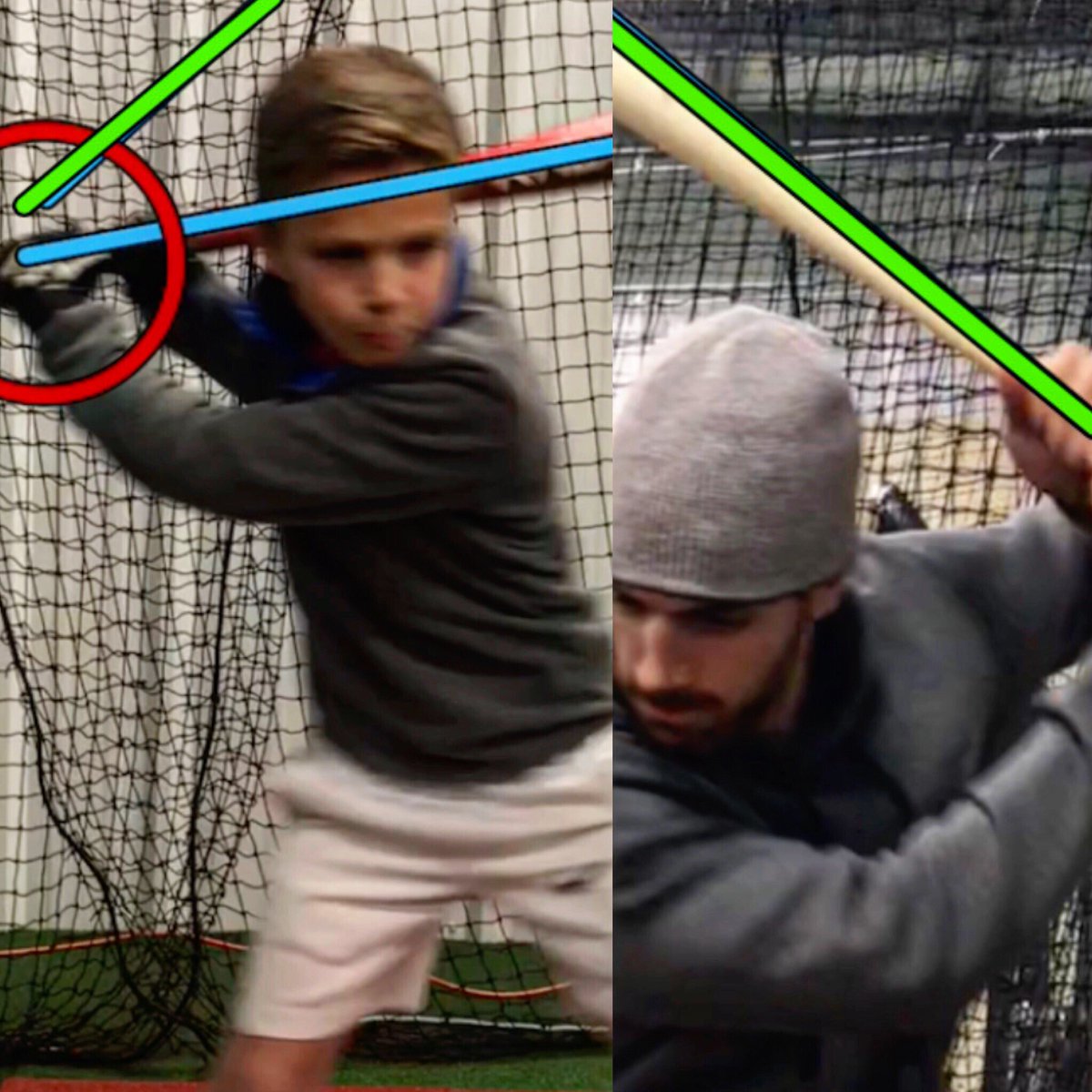 TheHITZone23's tweet photo. Blue=bad Green=good ⚾️ https://t.co/UBe0eXZHXS